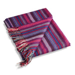 QISU Pure Purple Variegated Luxury Baby Alpaca Throw – The Ultimate Cozy Christmas Gift