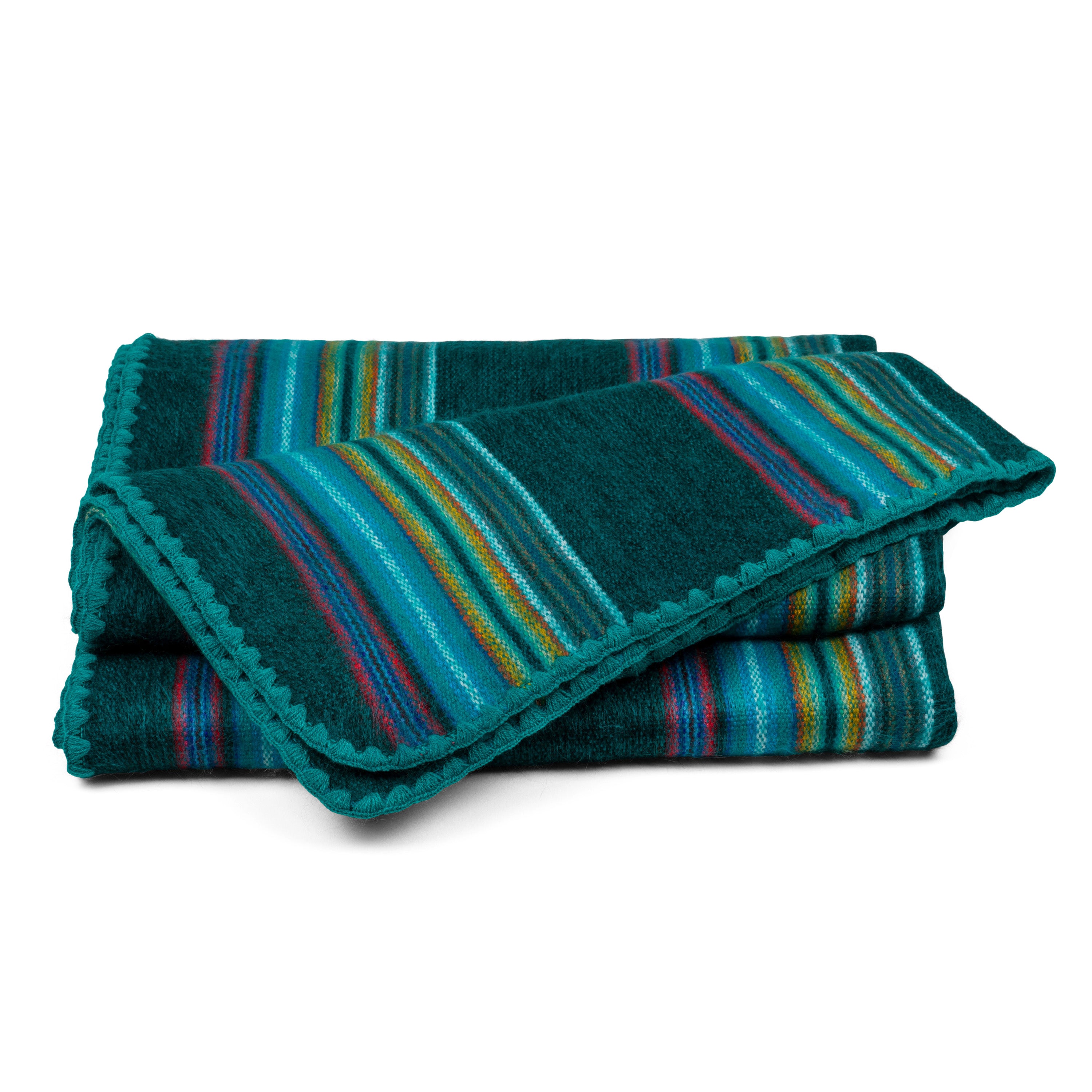 QISU Alpaca Wool Throw Blanket - Veined Color Blankets - QISU