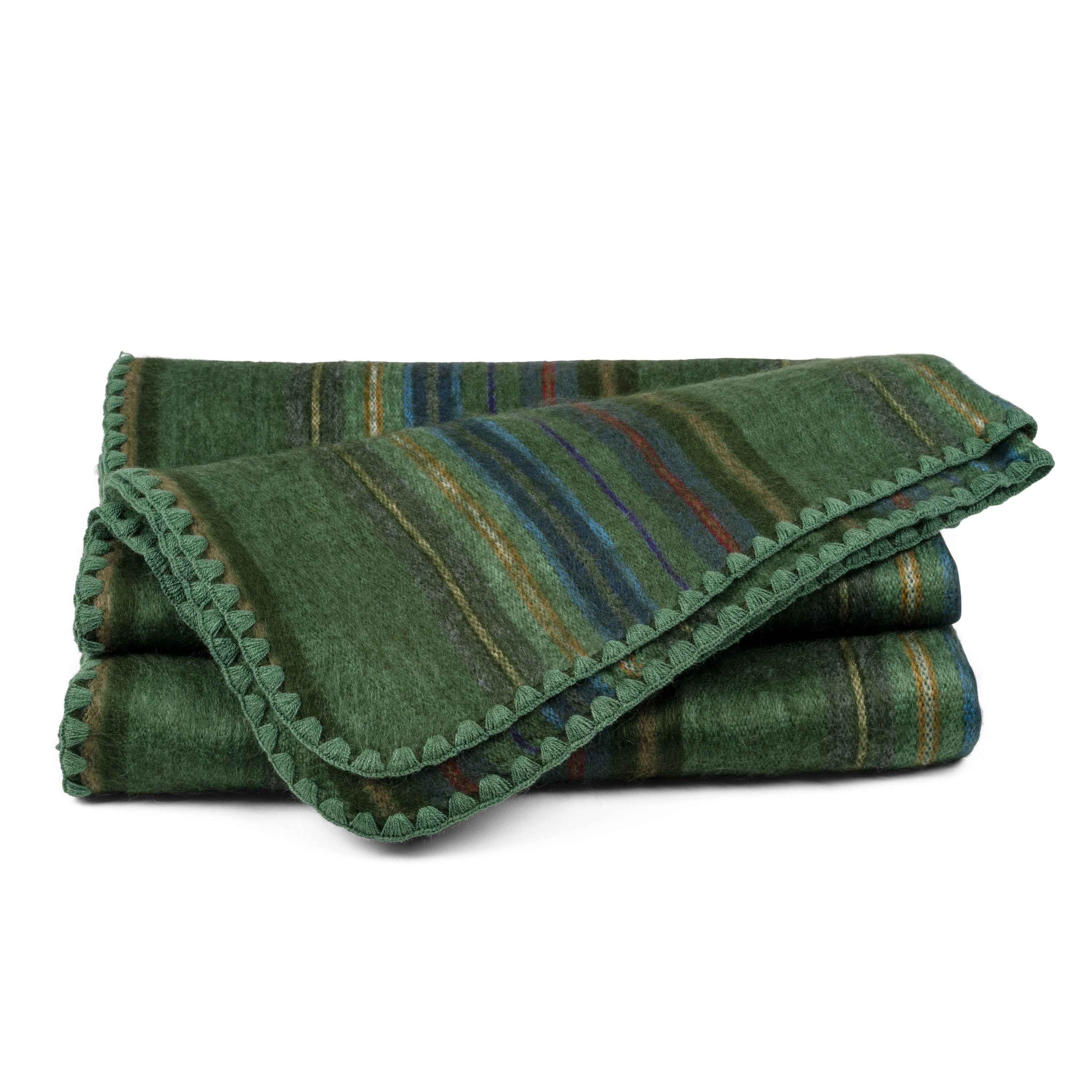 QISU Alpaca Wool Throw Blanket - Veined Color Blankets - QISU