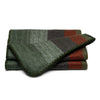 Load image into Gallery viewer, QISU Alpaca Wool Throw Blanket - Banded and Bold Blankets - QISU