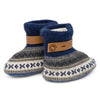 Qisu Polar Fleece Baby Booties for Boys and Girls - Blue Lake - QISU