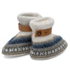 Qisu Polar Fleece Baby Booties for Boys and Girls - Rock Mountain Grey - QISU