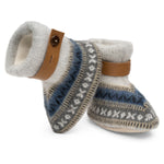 Rock Mountain Grey  - Polar Fleece Baby Bootie