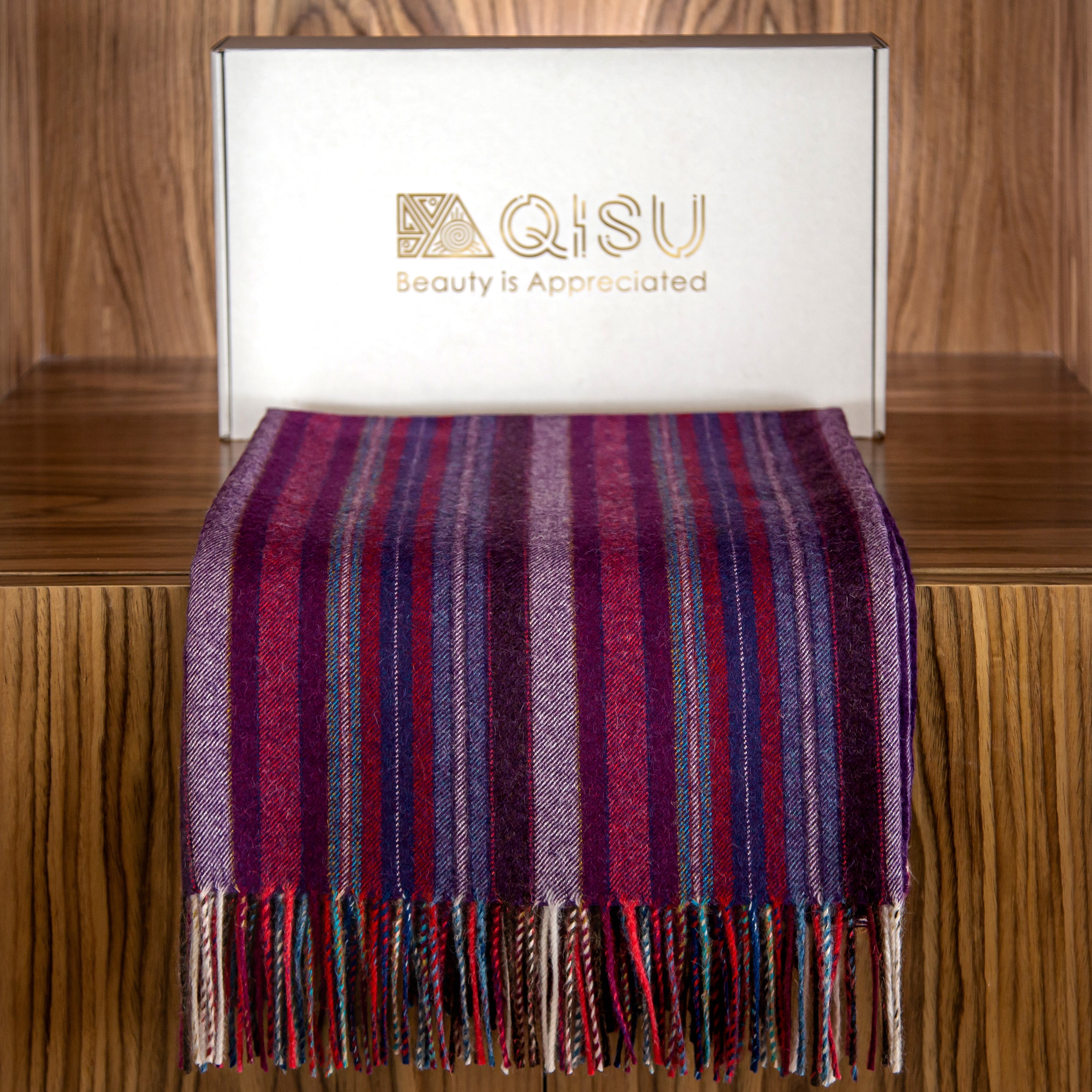 QISU Pure Alpaca Luxury Throws - Certified 100% Baby Alpaca, Best in the World, Stylish Warmth (Luxury) - QISU