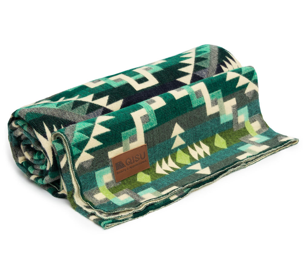 Shamrock Star Wool Cuddle Blanket QISU